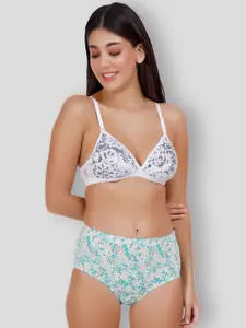 SELFCARE Pack Of 3 Net Embroided Half Coverage Plunge Bra With Adjustable Straps