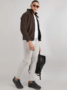 Campus Sutra Brown Windcheater Sporty Jacket