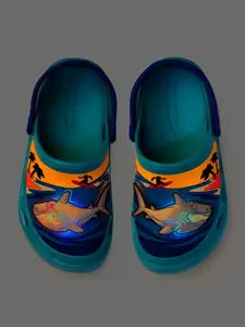 Skechers Boys Swifters II Illuminated Shark Clogs