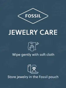 Fossil Leather Wraparound Bracelet