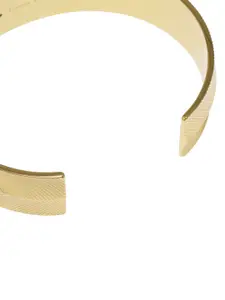 Fossil Gold-Toned Harlow Cuff Bracelet