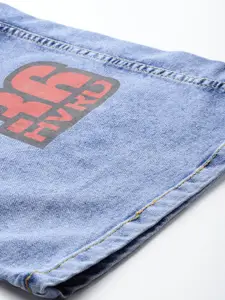 Harvard Women Wide Leg Printed Jeans