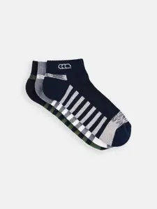 Ajile by Pantaloons Men Pack Of 3 Striped Ankle-Length Socks