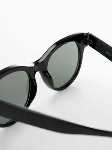MANGO Women Round Sunglasses with UV Protected Lens