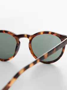 MANGO Women Round Sunglasses with UV Protected Lens 57040591