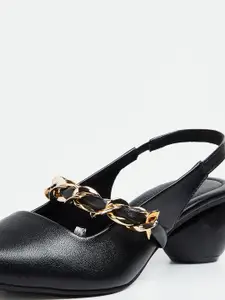 CODE by Lifestyle Embellished Block Heel Pumps