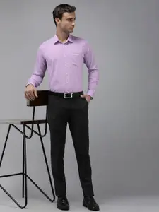 Van Heusen Slim Fit Opaque Striped Pure Cotton Formal Shirt