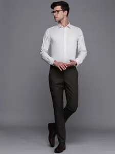 Louis Philippe Slim Fit Micro Checks Formal Shirt