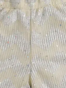 taffykids Girls Embellished Ruched Top With Trousers