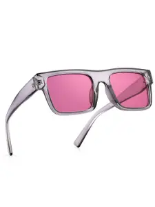 ROYAL SON Women Rectangle Sunglasses with UV Protected Lens CHI00168-C2