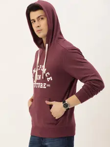 Kook N Keech Men Typography Printed Hooded Sweatshirt