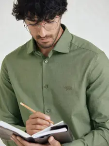 Andamen Premium Cutaway Collar Cotton Formal Shirt