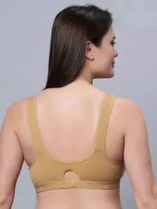 In Care Full Coverage Non Padded Seamless Pure Cotton Workout Bra With All Day Comfort