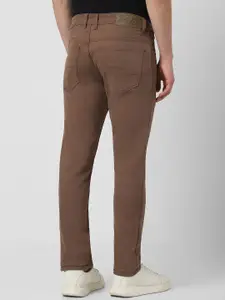 Peter England Men Clean Look Tapered Slim Fit Stretchable Jeans