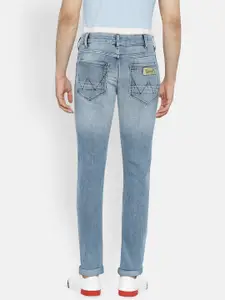 Wrangler Men Blue Skinny Fit Low-Rise Clean Look Stretchable Jeans