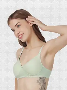 Designer Bugs All Day Comfort Non-Wired Lightly Padded Seamless Cotton T-Shirt Bra