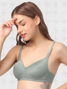 Designer Bugs All Day Comfort Non-Wired Lightly Padded Seamless Cotton T-Shirt Bra