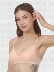 Designer Bugs All Day Comfort Non-Wired Lightly Padded Seamless Cotton T-Shirt Bra
