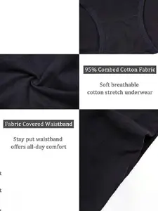 PLUMBURY Pack Of 2 High Waist Tummy Tucker Panty