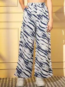 all about you Abstract Printed Top With Trousers