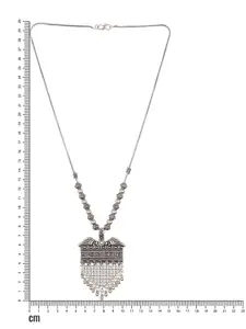 Anouk Silver Plated Oxidised Necklace