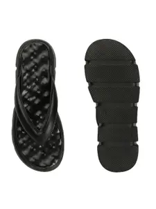 Denill Thong Strap Open Toe Flats