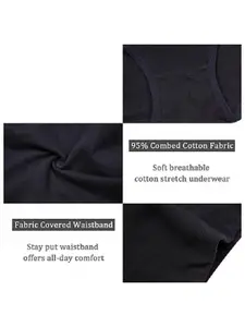 PLUMBURY Pack Of 3 High Waist Tummy Shaper