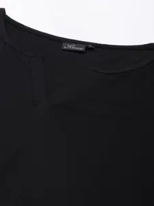 Kryptic Three-Fourth Sleeves Pure Cotton T-shirt Nightdress