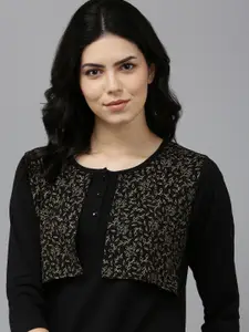 Kryptic Floral Printed Pure Cotton Nightdress