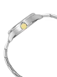 Timex Men Brass Dial Stainless Steel Straps Analogue Watch TW0TG7616