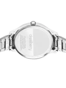 DressBerry Women Brass Dial & Bracelet Style Straps Reset Time Analogue Watch DB-005-Grey