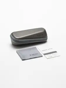 IDEE Men Square Sunglasses with UV Protected Lens IDS2802C7PSG