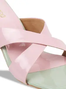 Metro Colourblocked Block Heels