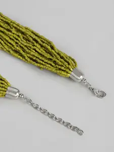 RICHEERA Beaded Multi-Layered Statement Necklace