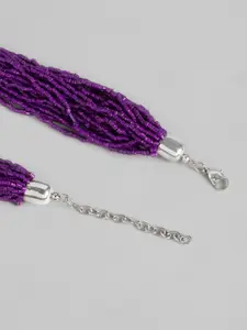 RICHEERA Beaded Multi-Layered Statement Necklace