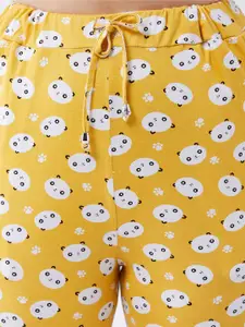 BAESD Women Printed Pure Cotton Lounge Pant