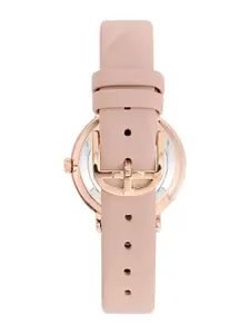 Ted Baker Women Printed Dial & Leather Straps Analogue Watch BKPPHF307