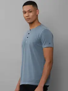 Allen Solly Henley Neck Short Sleeve Slim Fit T-shirt