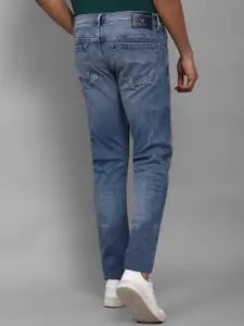 Allen Solly Men Slim Fit Mid-Rise Low Distress Heavy Fade Stretchable Jeans