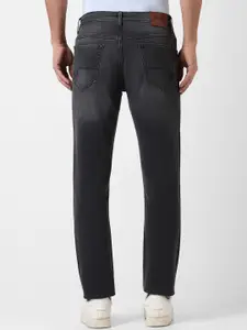 Peter England Men Mid-Rise Clean Look Light Fade Stretchable Jeans