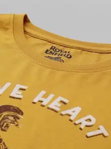 Royal Enfield Graphic Printed Regular Fit Pure Cotton Casual T-shirt