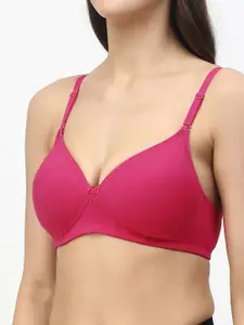 Floret Pack of 2 Heavily Padded Medium-Coverage Non-Wired Seamless Push-Up Bra