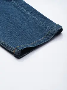 The Roadster Life Co. Women Mom Fit Light Fade Stretchable Jeans