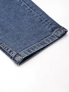 The Roadster Life Co. Women Mom Fit Light Fade Mid-Rise Stretchable Jeans