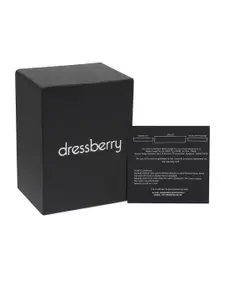 DressBerry Women Textured Dial & Stainless Steel Straps Analogue Watch HOBDB-165-RG