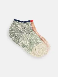 Pantaloons Junior Boys Pack Of 2 Patterned Ankle-Length Socks