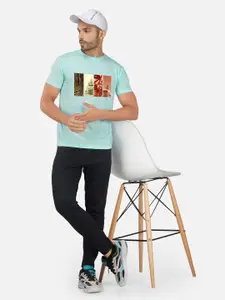 CHOZI Graphic Printed Round Neck Cotton Regular T-shirt