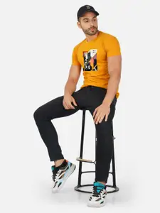 CHOZI Graphic Printed Round Neck Cotton Regular T-shirt