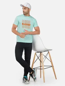 CHOZI Typography Printed Cotton T-shirt