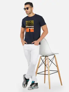 CHOZI Regular Fit Graphic Printed Round Neck Short Sleeve Cotton T-Shirt